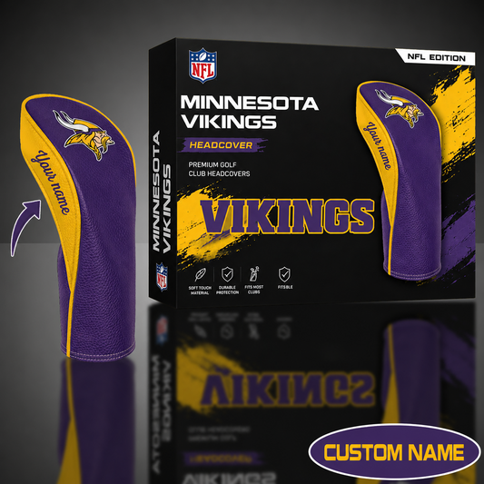 MIN x NFL WinCraft Golf Club Fairway Headcover
