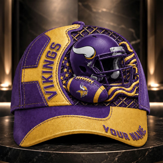 MV _NFL Legacy 3D Premium Leather Cap – Personalized Edition