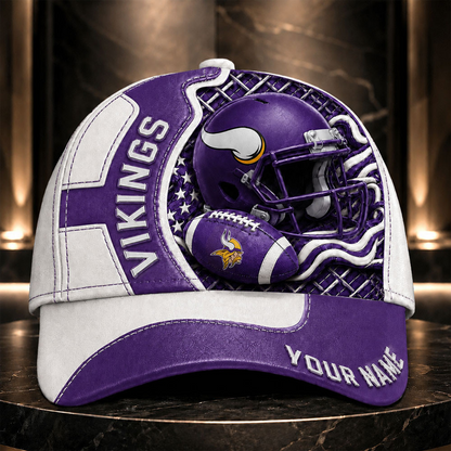 MV _NFL Legacy 3D Premium Leather Cap – Personalized Edition