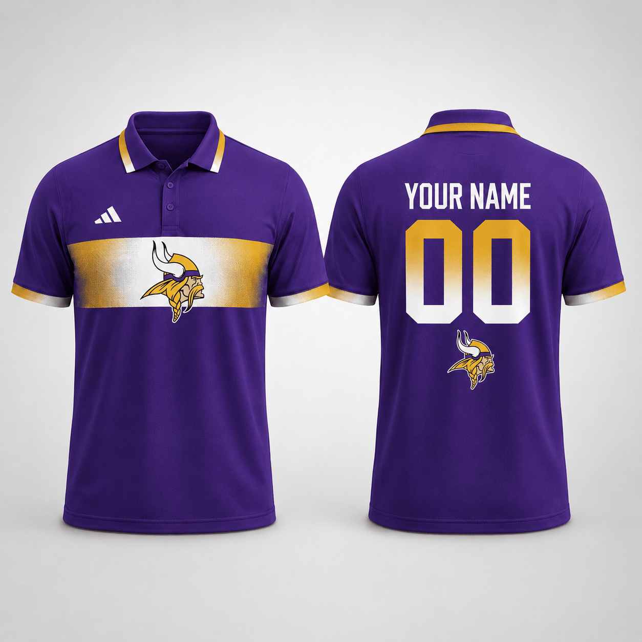 MV Premium NFL Personalized Match Day Polo Shirt