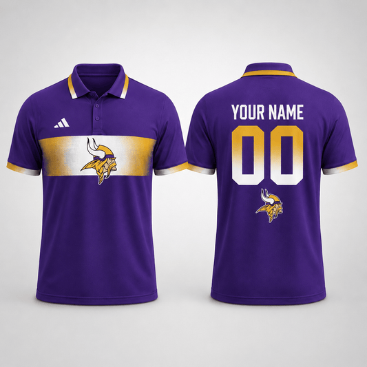 MV Premium NFL Personalized Match Day Polo Shirt