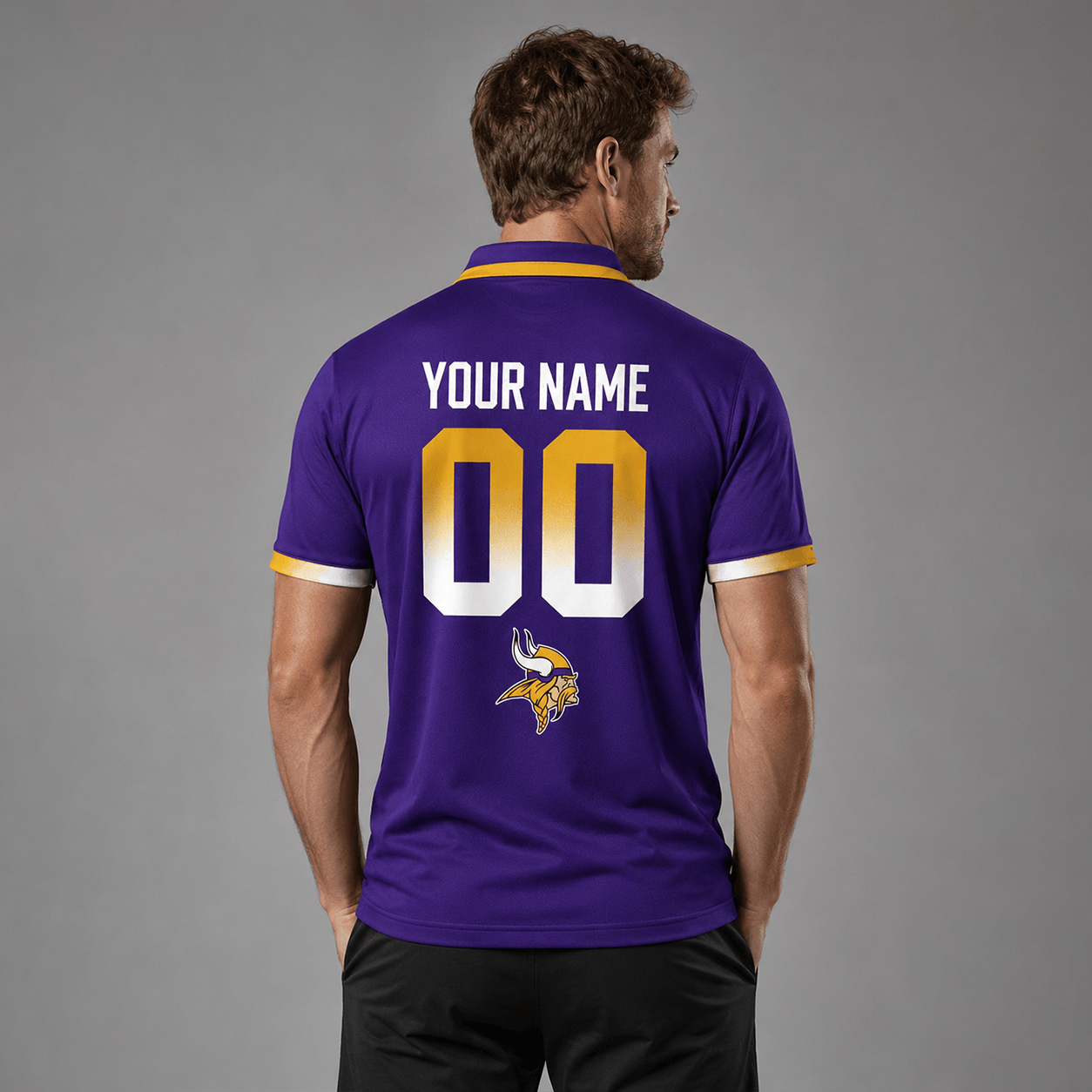 MV Premium NFL Personalized Match Day Polo Shirt