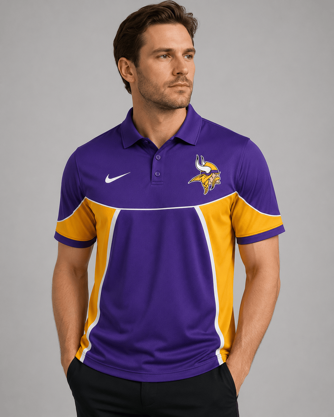 MV Premium NFL Personalized Sports Style Polo Shirt