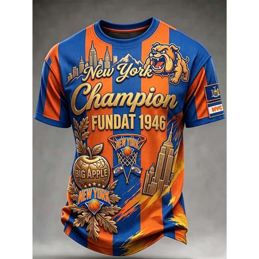 Men'S NYK Basketball Print Shirt V12 DATND TANTD 090626