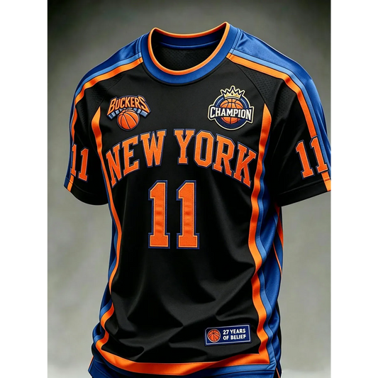 Men'S NYK Basketball Print Shirt V3 DATND TANTD 090626