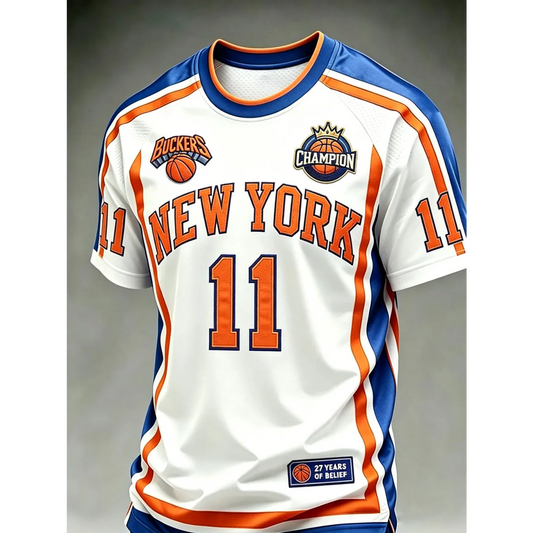 Men'S NYK Basketball Print Shirt V4 DATND TANTD 090626