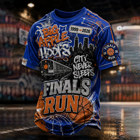 Men's NBA x NYK Basketball Lovers Printed Casual T-shirt V1 DATND TANTD 290526