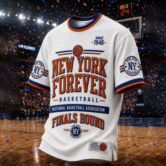 Men's NBA x NYK Basketball Lovers Printed Casual T-shirt V5 DATND TANTD 290526