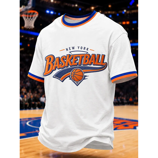 Men's NYK Basketball Print T-shirt DATND TANTD 080626