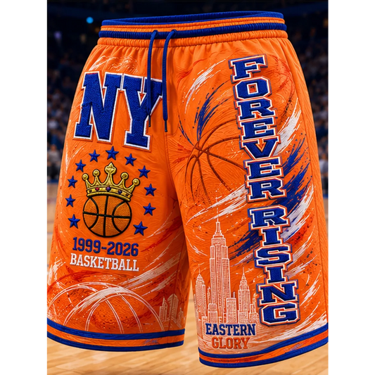 Men's NYK x NBA Basketball Fan Sports Shorts V3 DATND TANTD 0202626