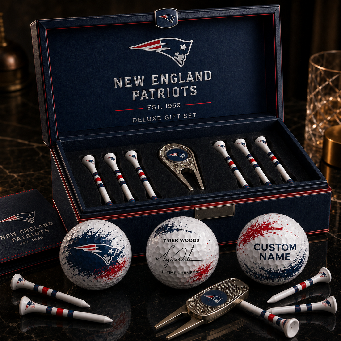 NE X NFL Championship Golf Gift Box – Premium Collection