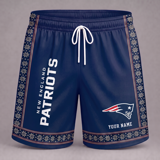 NE X NFL New Pattern Short Pants Custom Any Name