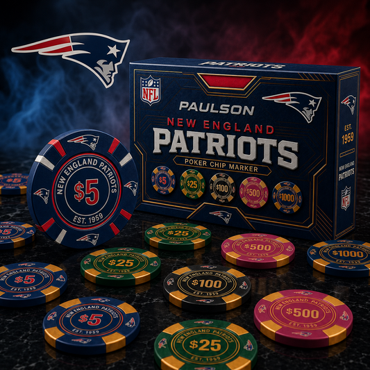 NE X NFL Personalized Premium Poker Chip Gift