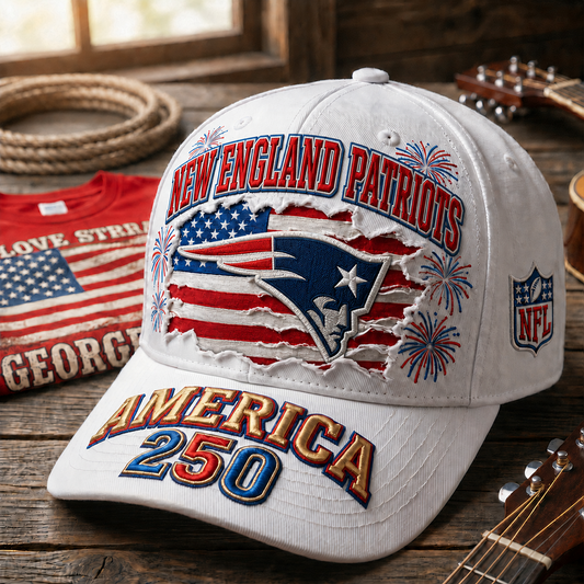 NE x NFL Premium Cap 250 Years Anniversary Of Freedom 0107