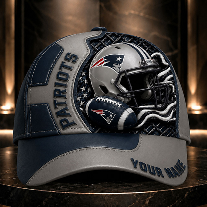 NEP _NFL Legacy 3D Premium Leather Cap – Personalized Edition