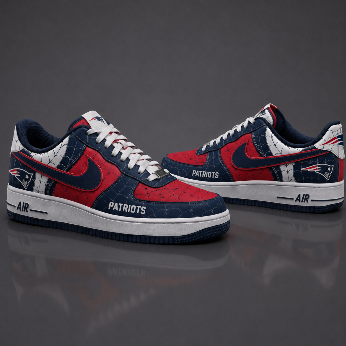 NEP NFL x Spider Premium AF1 Sneakers Limited Edition Gift for Football Fans