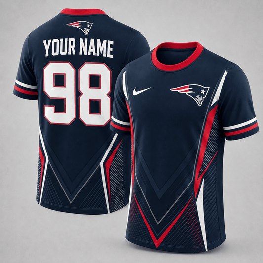 NEP x NFL Custom Name Number Personalized Athletic T-Shirt