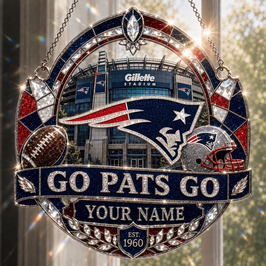 NEP x NFL Premium Suncatcher Luxury Personalized Gift For Fan