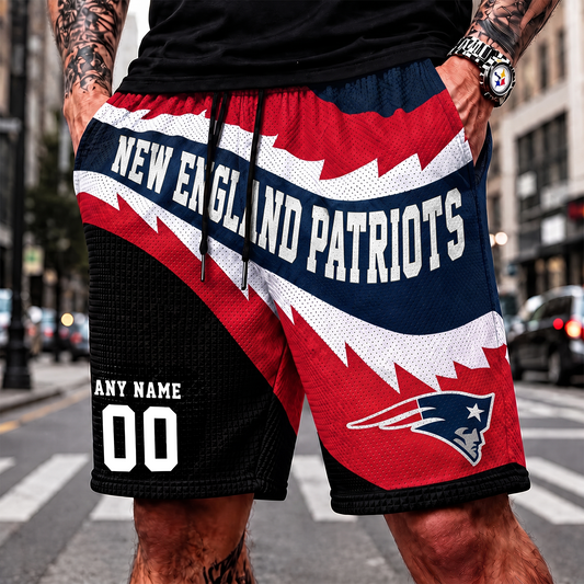 NEP_NFL SHORT PANTS CUSTOM NAME & NUMBER FOR FAN