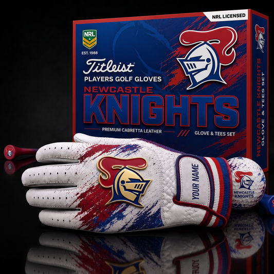 NEW LUXURY PERSONALIZED GOLF GLOVE SET LIMITED EDTION