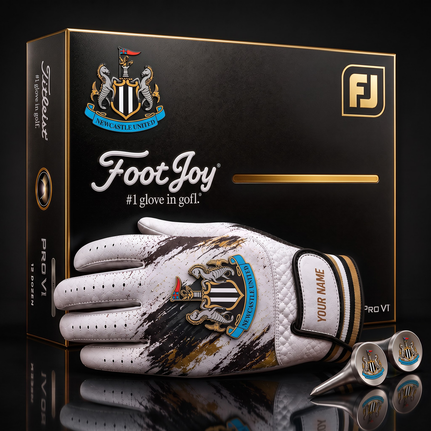 NEW_SIGNATURE EPL DELUXE PERSONALIZED GOLF GLOVE SET LIMITED EDITION