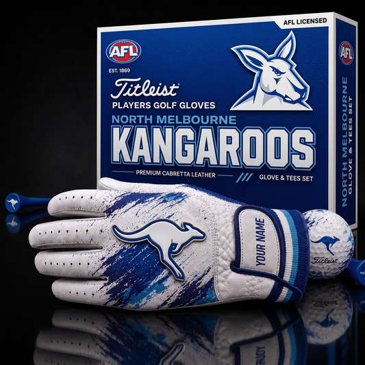 NM AFL LUXURY PERSONALIZED GOLF GLOVE SET LIMITED EDTION