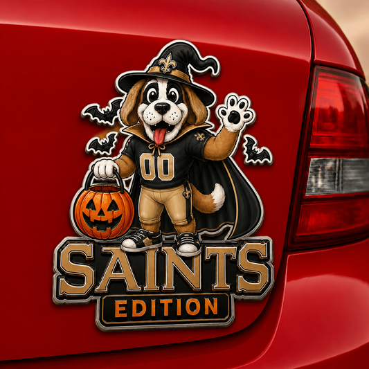 NO x NFL Halloween Edition Car Namge Badge