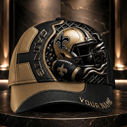 NOS _NFL Legacy 3D Premium Leather Cap – Personalized Edition