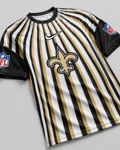 NOS Premium NFL Men’s Athletic Vertical Stripe T-Shirt