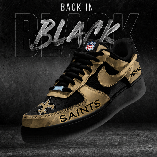 NOS x NFL Back In Black V2 AF1 Sneakers  270626