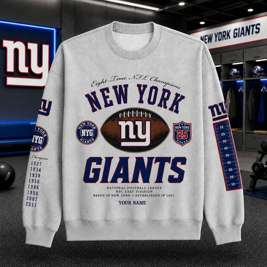 NYG Vintage Sweatshirt Personalized Gift For Fan