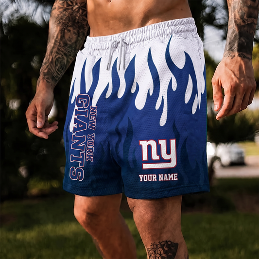 NYG X NFL Flame Shorts