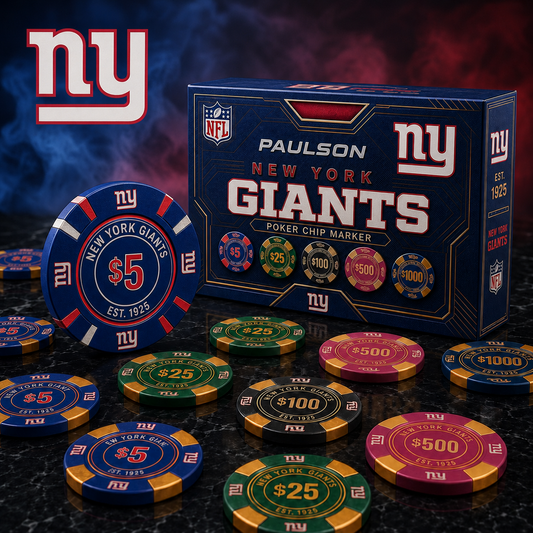 NYG X NFL Personalized Premium Poker Chip Gift