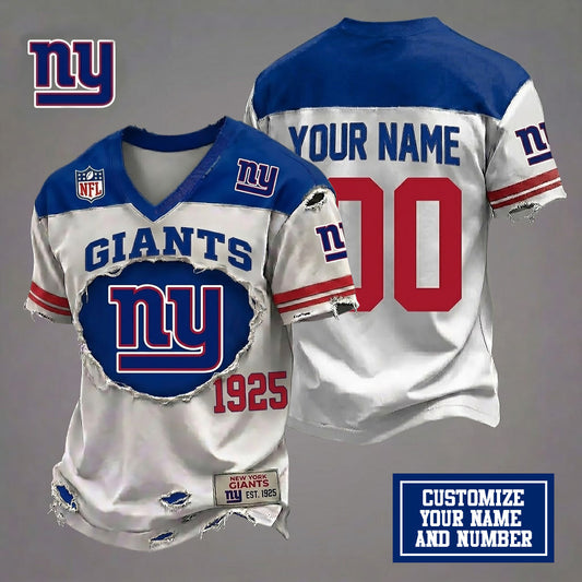 NYG  x Customize NFL Luxury Classic T-shirt DDT 030626 TTTZ