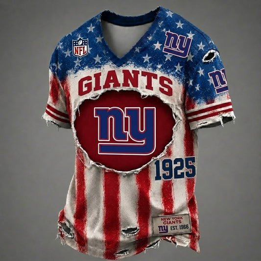 NYG x NFL American Flag Luxury Classic T-shirt 252606