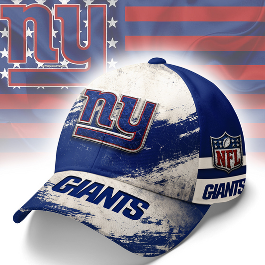 NYG x NFL Grunge Style Team Premium Cap 0207