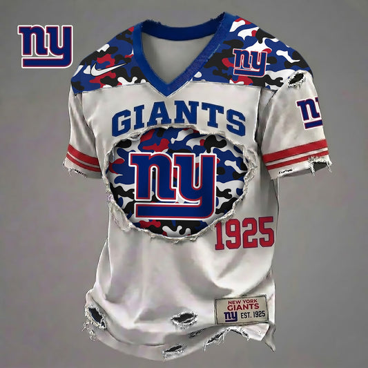 NYG x NFL Luxury Camo Classic T-shirt DDT 290526 TTTZ