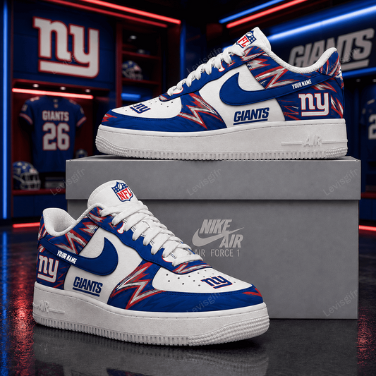 NYG x NFL Premium AF1 Sneaker Personalized Gift For Fan