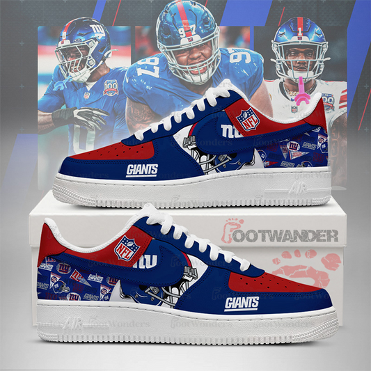 NYG x NFL Premium V2 AF1 Sneakers DDT