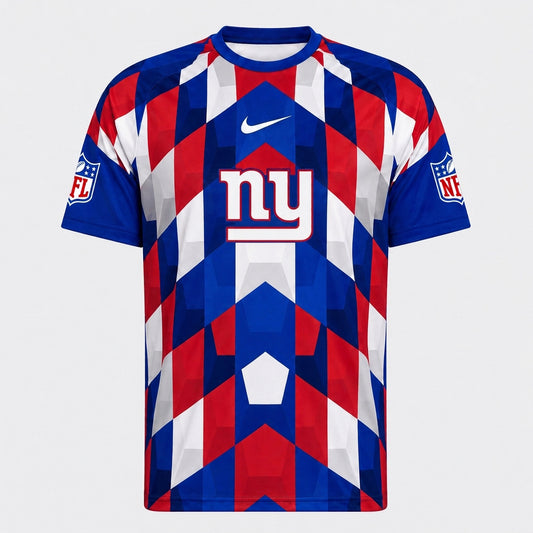 NYG x Premium NFL Geometric Fan Performance T-Shirt