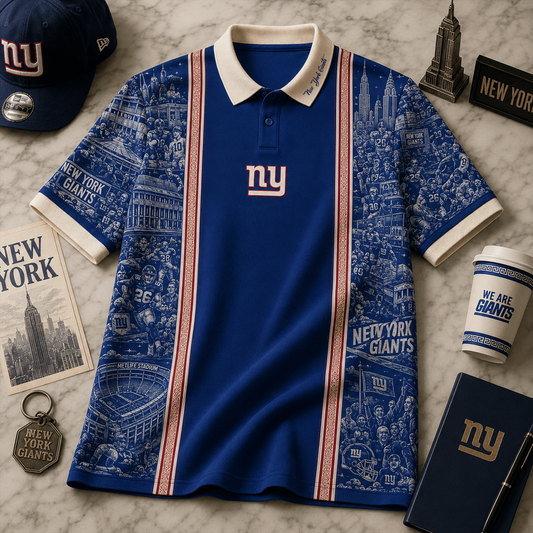 NYG_NFL Heritage Polo Shirt Gifts For Fan - Limited Edition