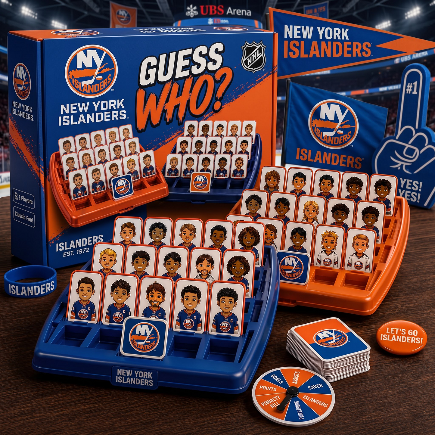 NYI_NHL ELITE FAN GUESS WHO BOARD GAME – COLLECTOR EDITION