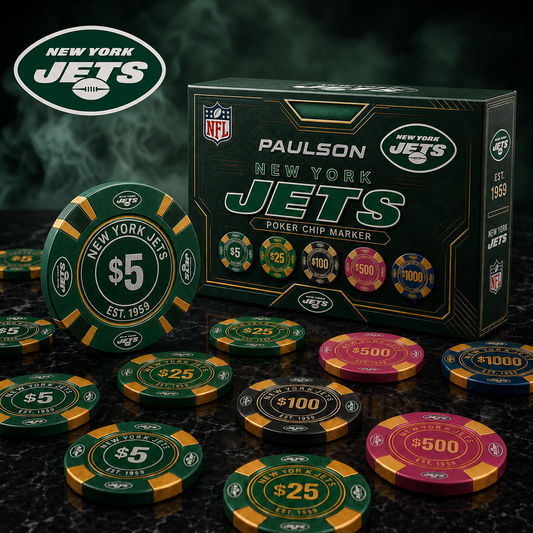 NYJ X NFL Personalized Premium Poker Chip Gift