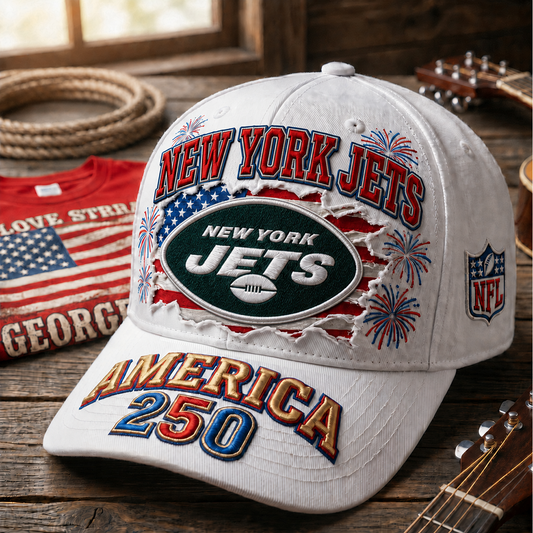 NYJ x NFL Premium Cap 250 Years Anniversary Of Freedom 0107