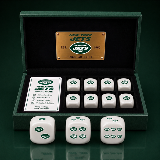 NYJ_Premium NFL Personalized Dice Gift Box