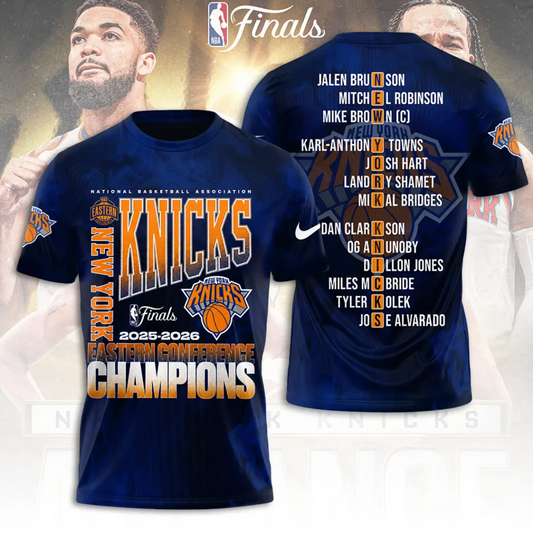 NYK x NBA Eastern Conference 2026 Aparael 3D V1 DATND TANTD