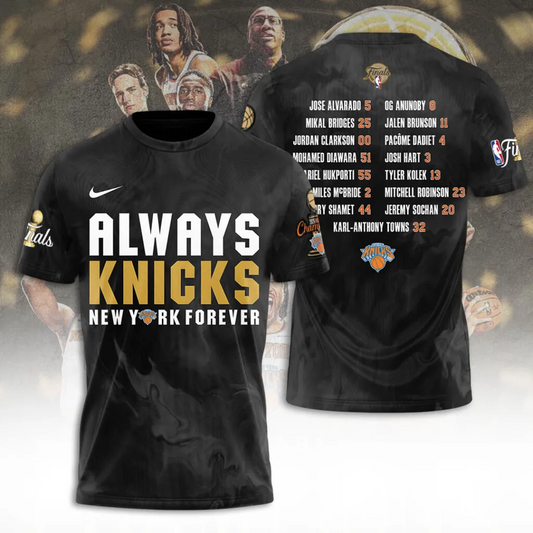 NYK x NBA Finals Champions 2026 3D Shirt V3 1506