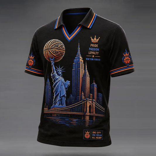 NYK x NBA Premium Polo Shirt 0105 V5 DatND DVT