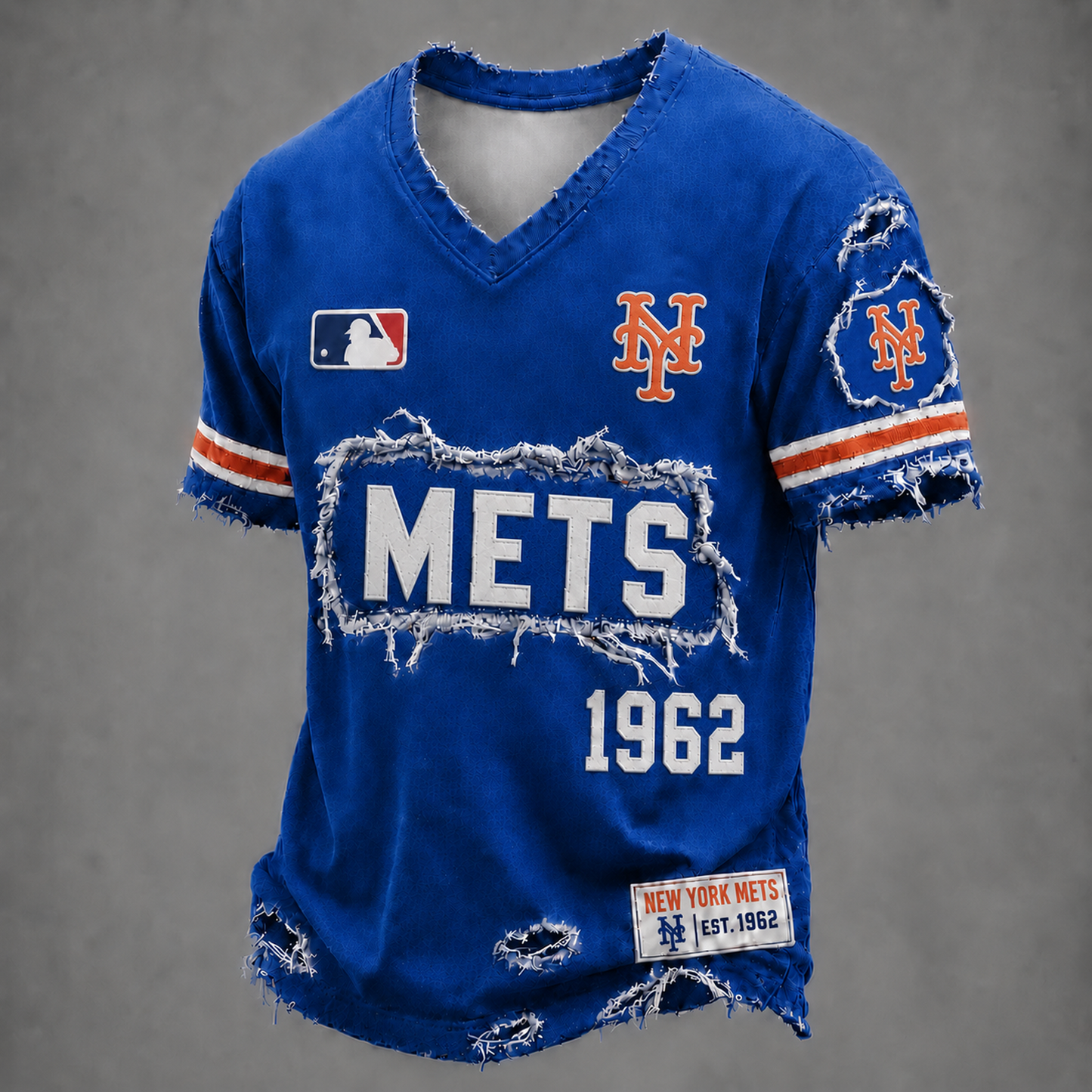 NYM x MLB LUXURY V-Neck T-Shirt 0406 DatND DVT