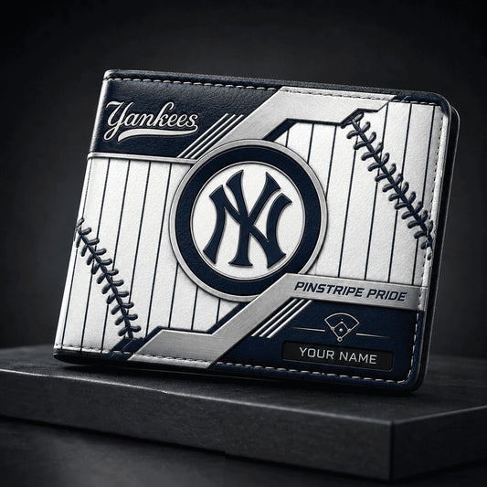 NYY x MLB Premium Men Wallet Luxury Personalized Gift For Fan Men